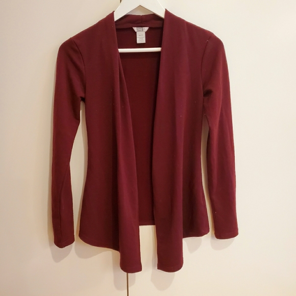 Burgundy coton vest - Picture 1 of 1